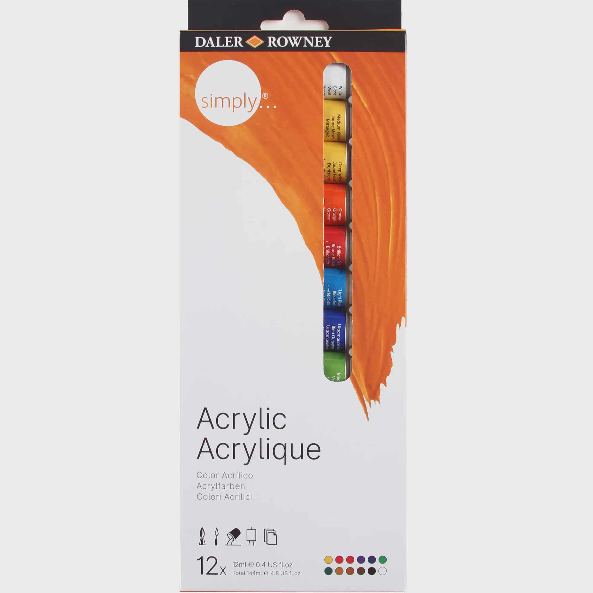 Daler Rowney Simply Acrylic Paint Set