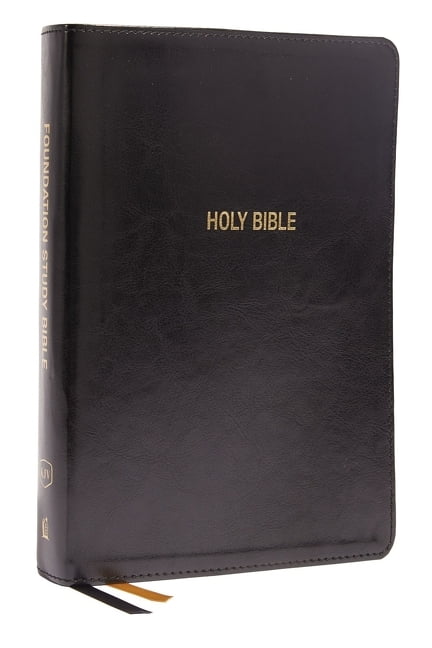 KJV, Foundation Study Bible, Large Print, Leathersoft, Black,... - 9780785260196