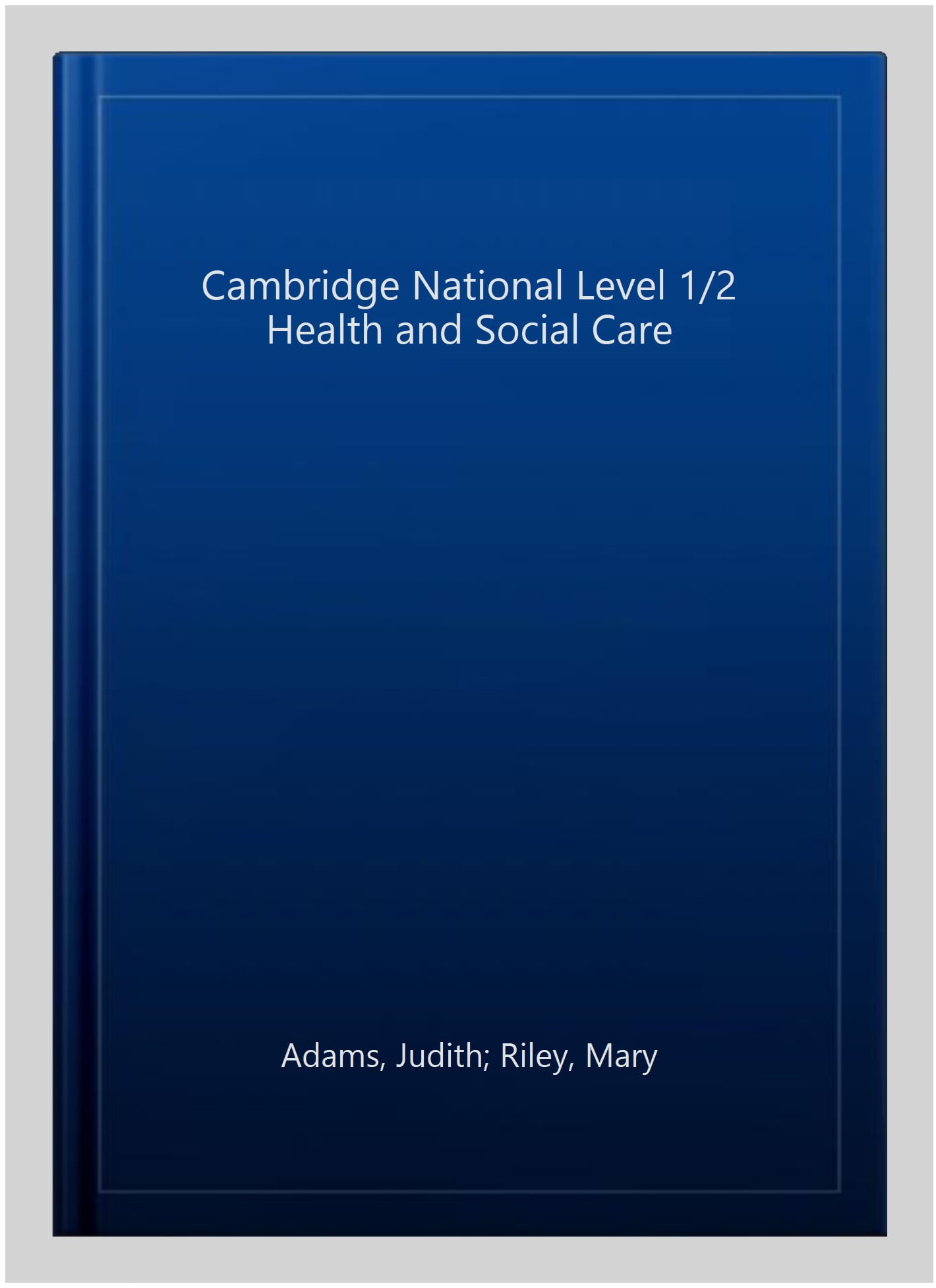 Cambridge National Level 1/2 Health and Social Care