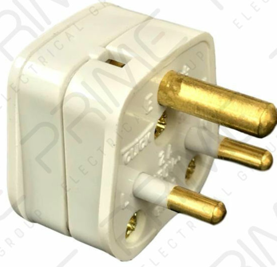 Click PA165 Round Pin Plug - 2 Amp