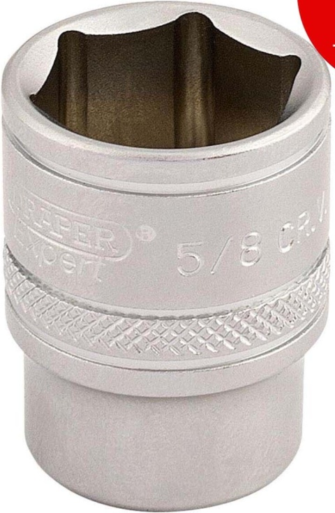 Draper 16572 6 Point Imperial Socket 3/8"" Sq Dr 5/8""