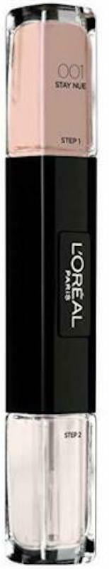 Loreal L'oreal Infallible Gel Effect Nail Polish And Top Coat Duo Stay Nude Talla 001
