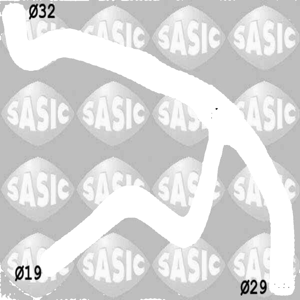 Lower SASIC 3404147 Radiator Hose for RENAULT