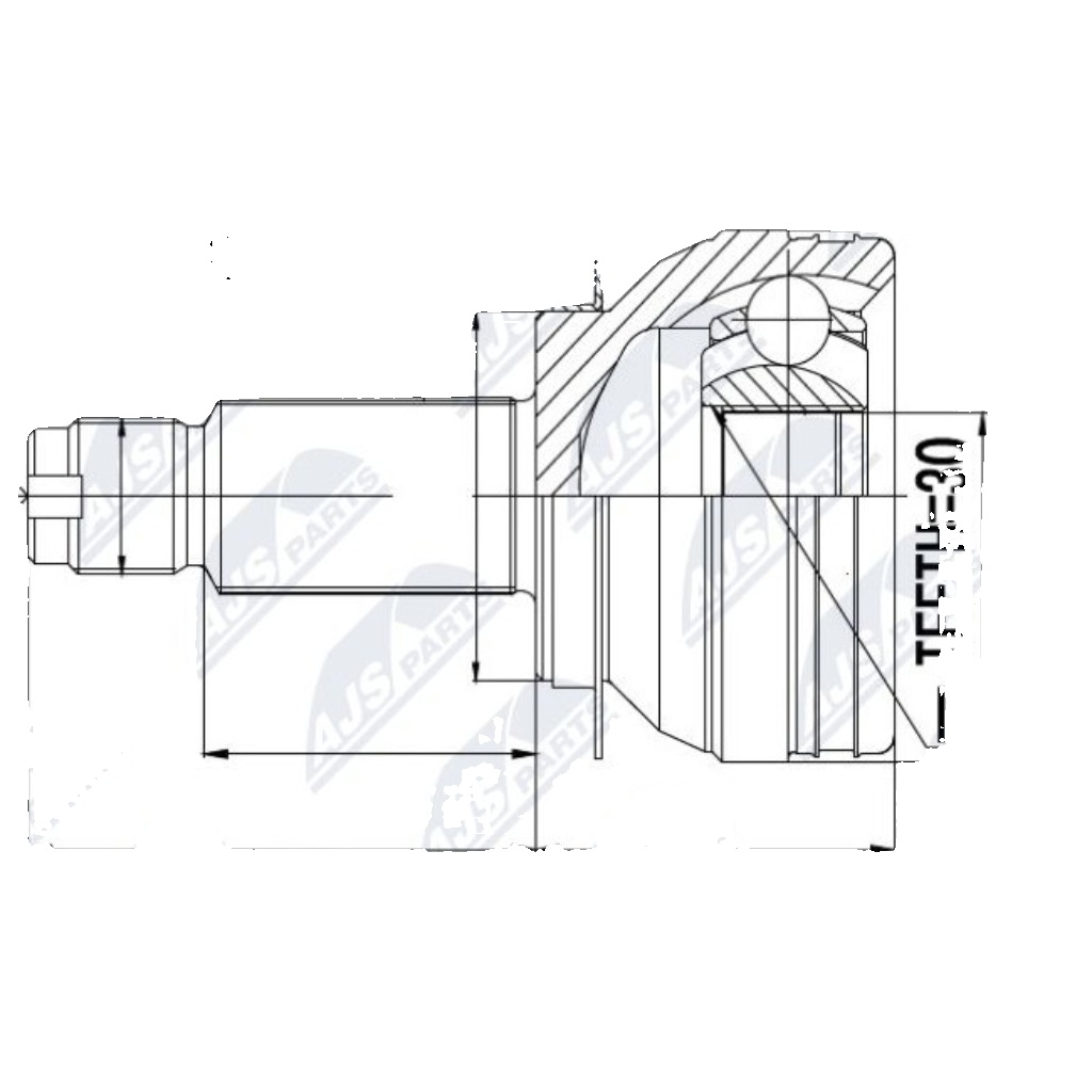 N.T.Y. NPZ-SB-009.NTY Joint Kit, drive shaft for SUBARU - Image 8