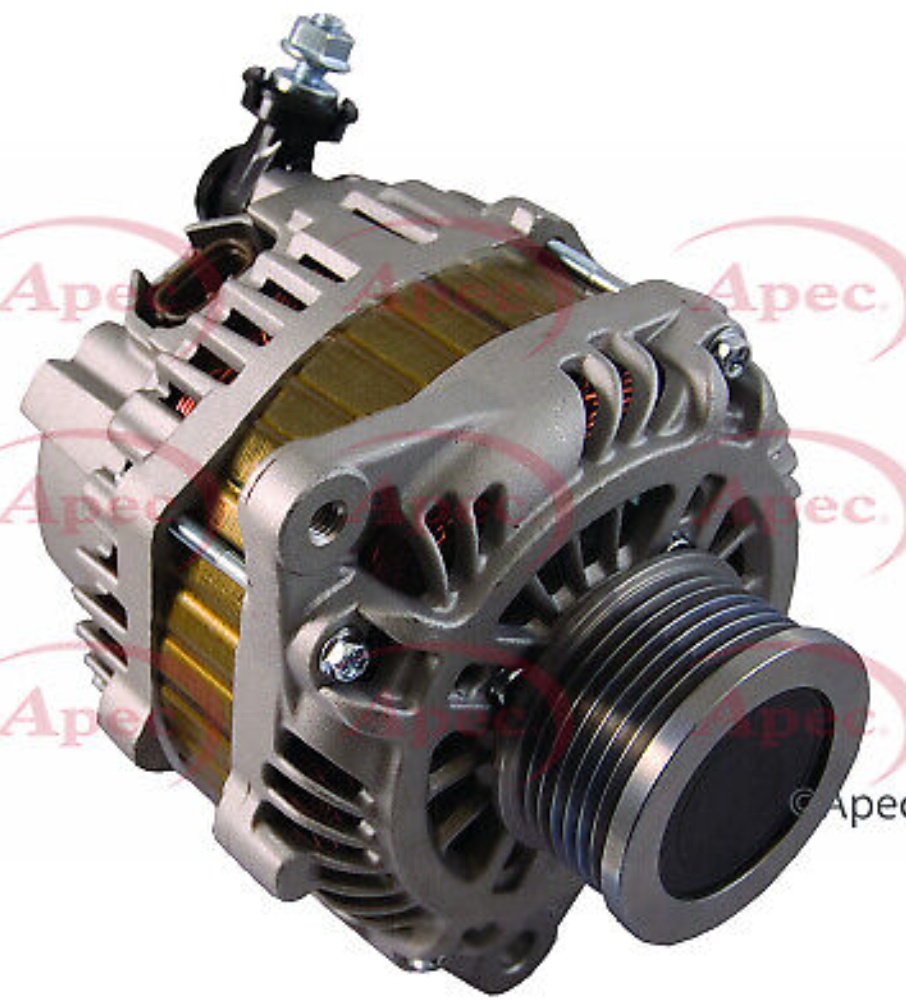 Apec Alternator With Freewheel Belt Pulley AAL1582 - OE Specification & Quality