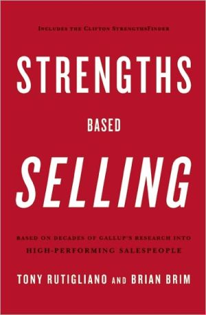 Strengths Based Selling Gallup Hardback MF – Gallup Press 9781595620484