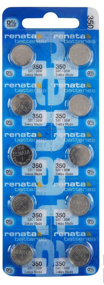 RENATA 350 SR1136W Watch Battery Coin Cell 1.55V Silver Oxide *LONG EXPIRY*