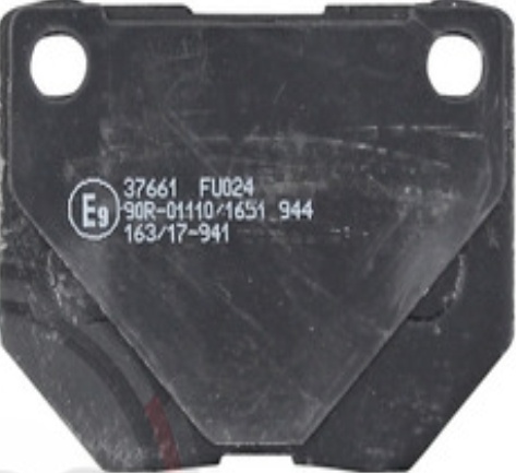 37661 A.B.S. Brake Pad Set, disc brake for SUBARU