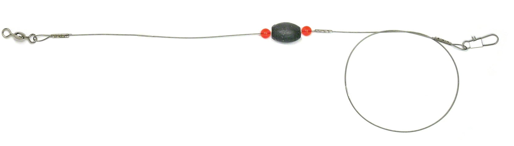 Sea Striker 3/4Egg Egg Lead Flounder Ready Rig Leader 3/4 Oz Pack of 12