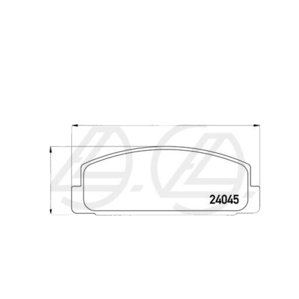 Brembo Brake Pad Rear - P49036