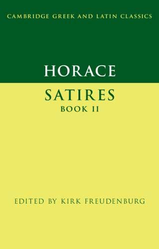 Horace: Satires Book II Horace Freudenburg Paperback Cambridge University Press - Image 3