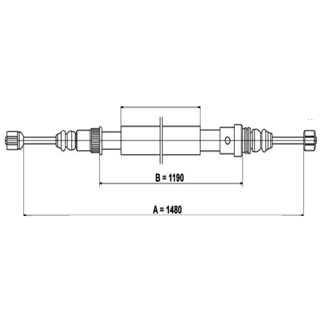 ATE 24.3727-1009.2 Cable, parking brake for RENAULT