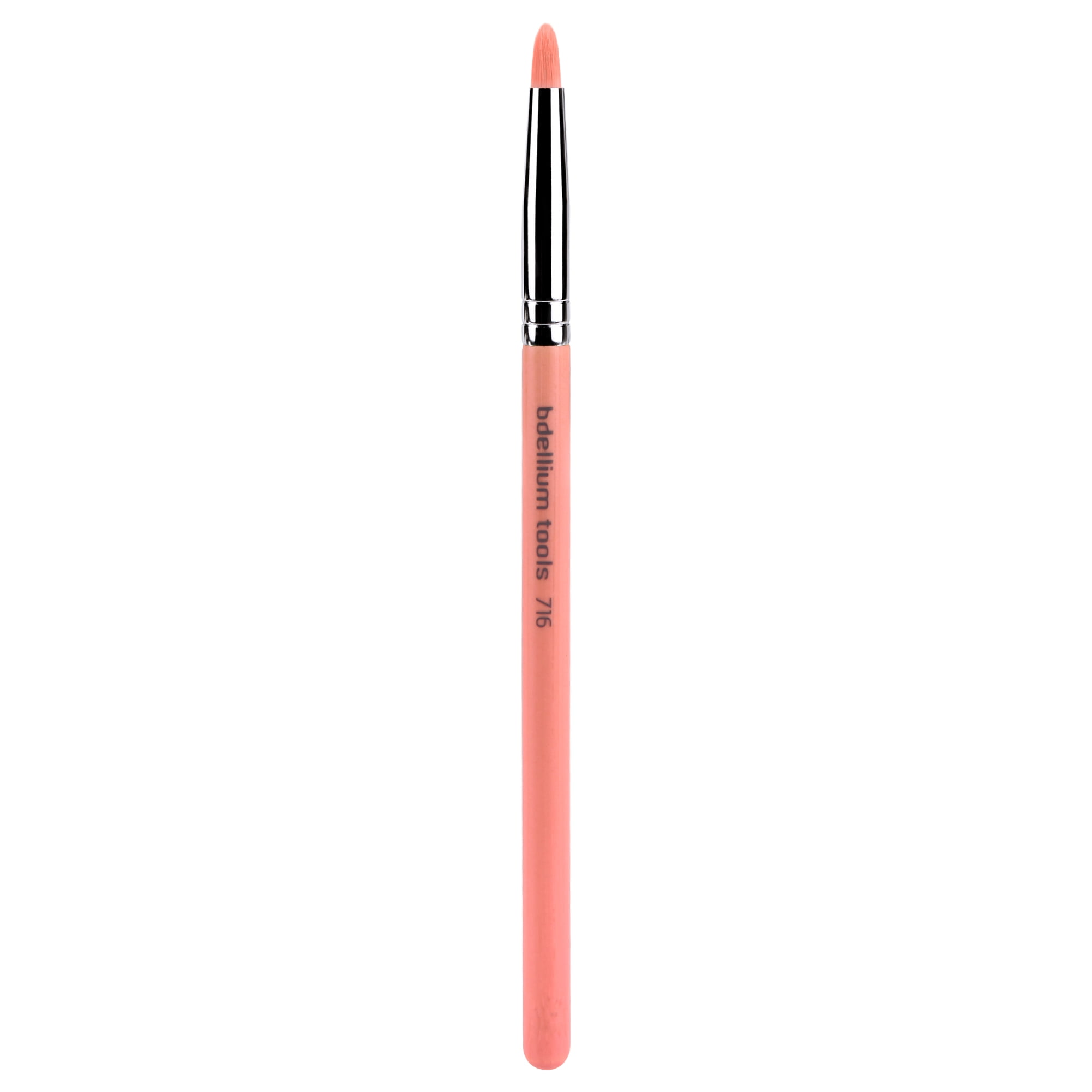 Bdellium Tools Pink Professional Makeup Brush - Bambu Series 716 Smoky Eyeliner - With Soft Synthetic Fibers For Thick Lining ( 1Pc)