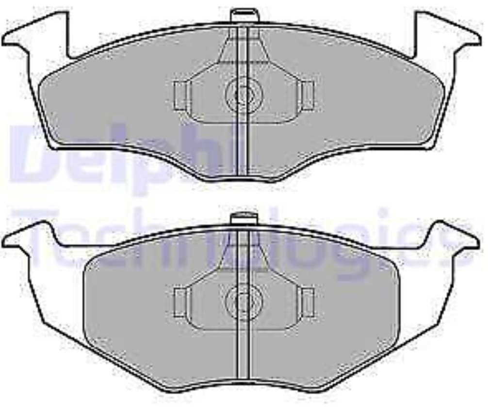 Fits DELPHI LOCKHEED HAMULCE LP1591 HAM PADS. FRONT 1.4-1.9 95-> ATE  ⭐UK Stock⭐