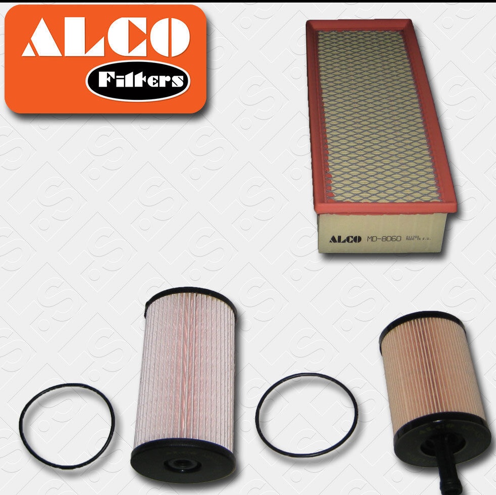 SERVICE KIT SKODA OCTAVIA 1Z 2.0 TDI ALCO OIL AIR FUEL FILTERS UFI (2005-2013)