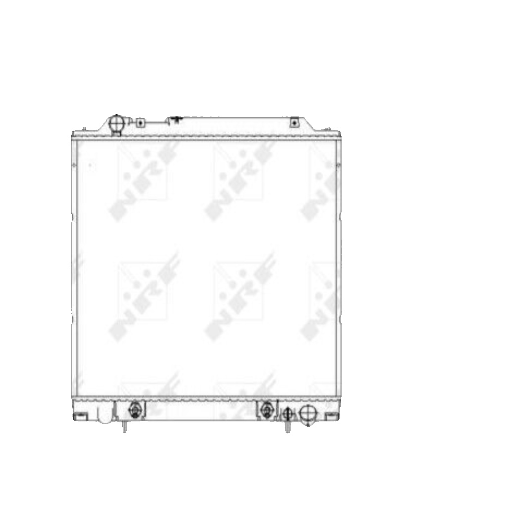 NRF 55343 Radiator, engine cooling for MITSUBISHI