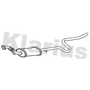 Klarius box with centre pipe fits Ford fiesta 1.6 08-09 FE1127H
