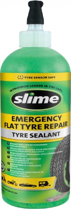 Slime Tubeless Tyre Sealant 473ml Car Van Puncture Prevention Flat Tyres Repair