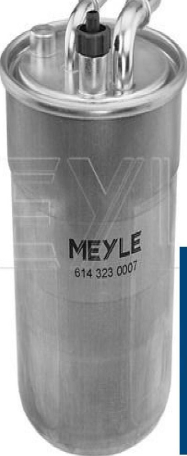 Fuel filter In-Line Filter 614 323 0007 MEYLE for OPEL CORSA D Hatchback Van