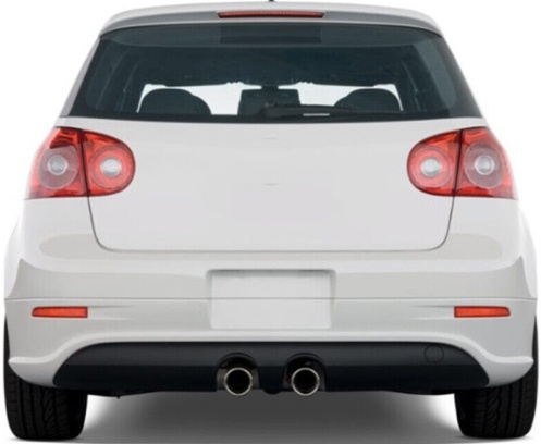 Rear Bumper Diffuser 2 Cut Outs For Single Exhaust Fits Vw Golf Mk5 R32 2006-09 - Image 3