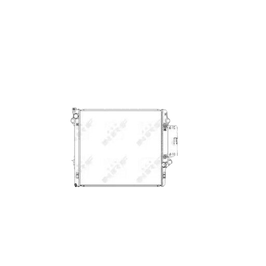 NRF 53575 Radiator, engine cooling for TOYOTA