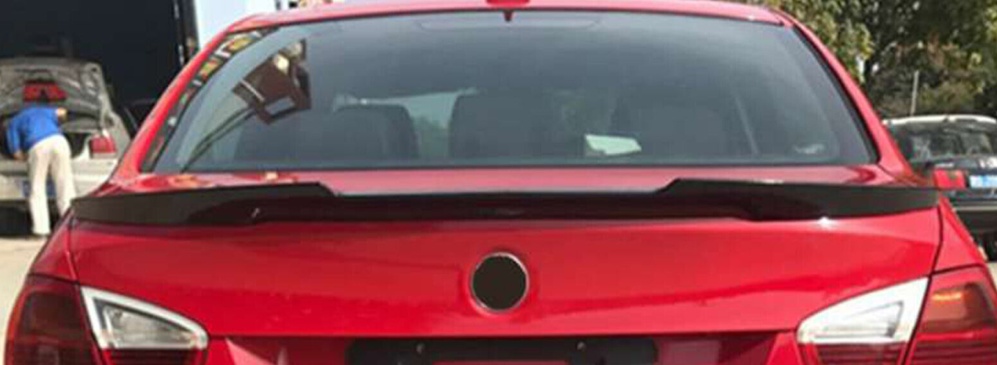 BMW 3 Series E90 2005-2012 Rear Trunk Boot Spoiler M4 V Style Gloss Black - Image 3