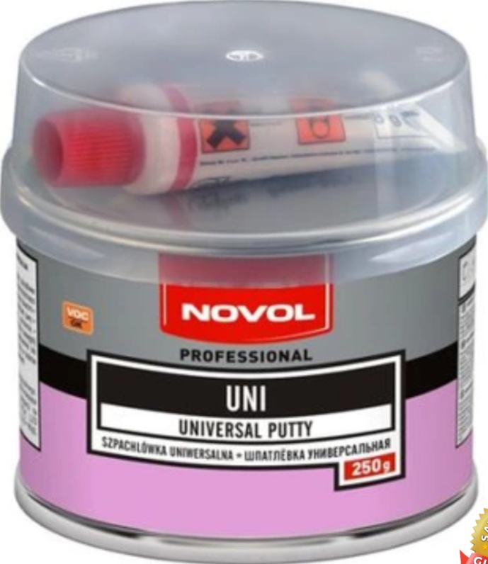 Putty UNI Body Filler UNIVERSAL Car Van Hard Dent Repair 1800g 1.8kg BOLL