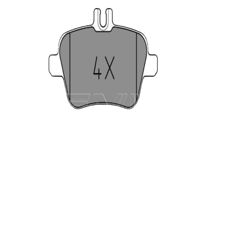 025 248 4818 MEYLE Brake Pad Set, disc brake for INFINITI,MERCEDES-BENZ,MERCEDES