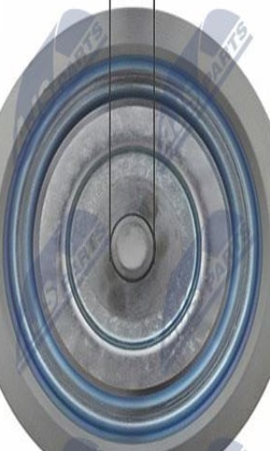 N.T.Y. RRK-NS-005.NTY Deflection/Guide Pulley, V-ribbed belt for NISSAN