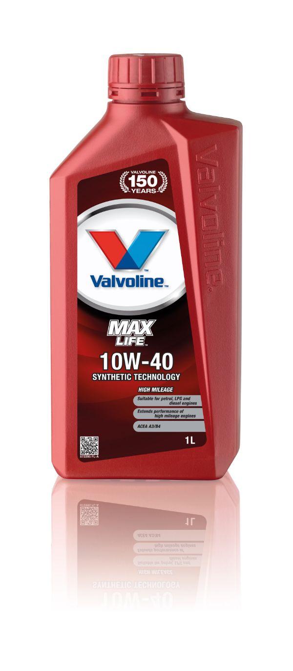 Valvoline MaxLife 10w-40 10W40 Motor Engine Oil Semi Synthetic Blend 1L 872295