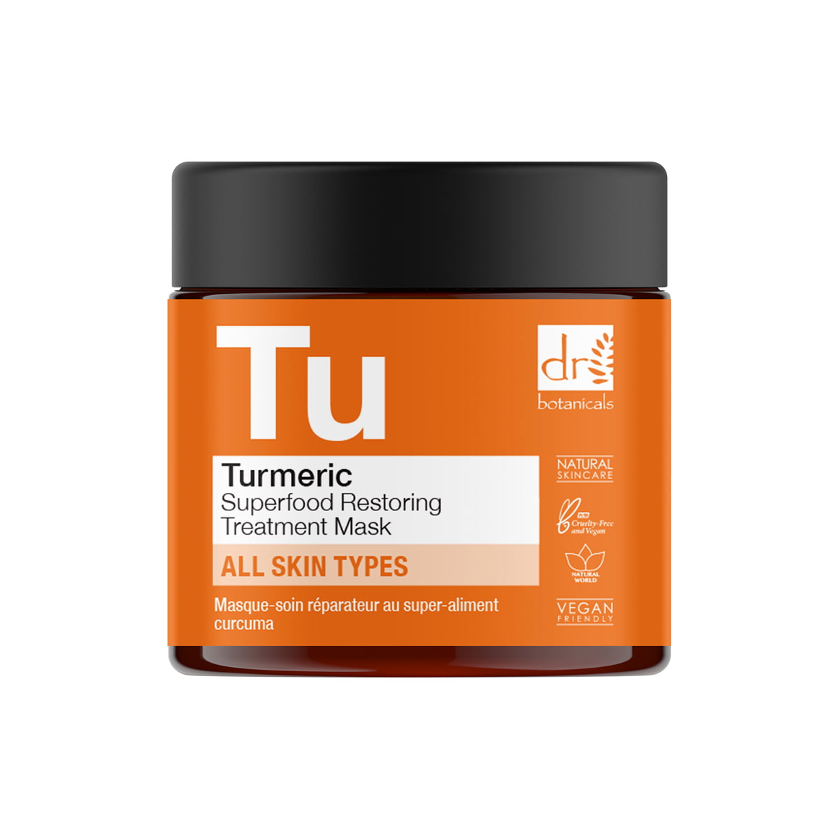 Dr. Botanicals Turmeric Superfood Restoring Treatment Mask 60ml in White