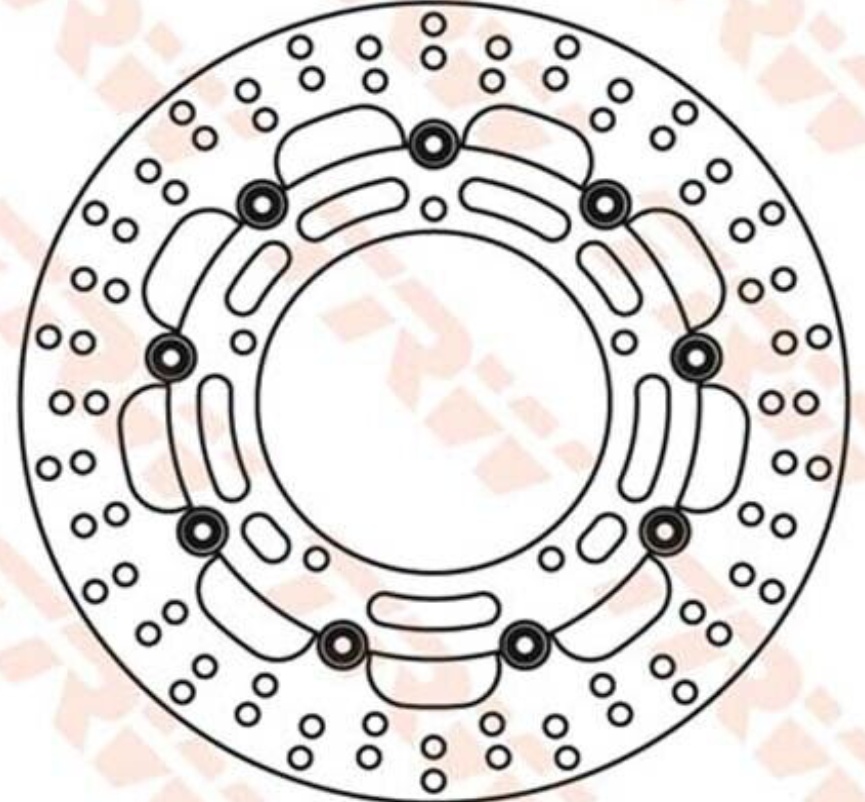 TRW MSW 242 Brake Disc For Motorcycle Parts Accessories Replacement Parts