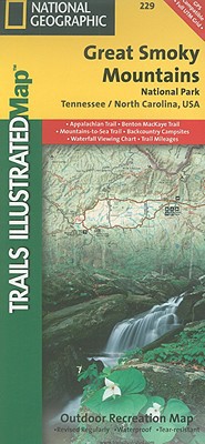 Great Smoky Mountains  Map Trails illustrated national geographic