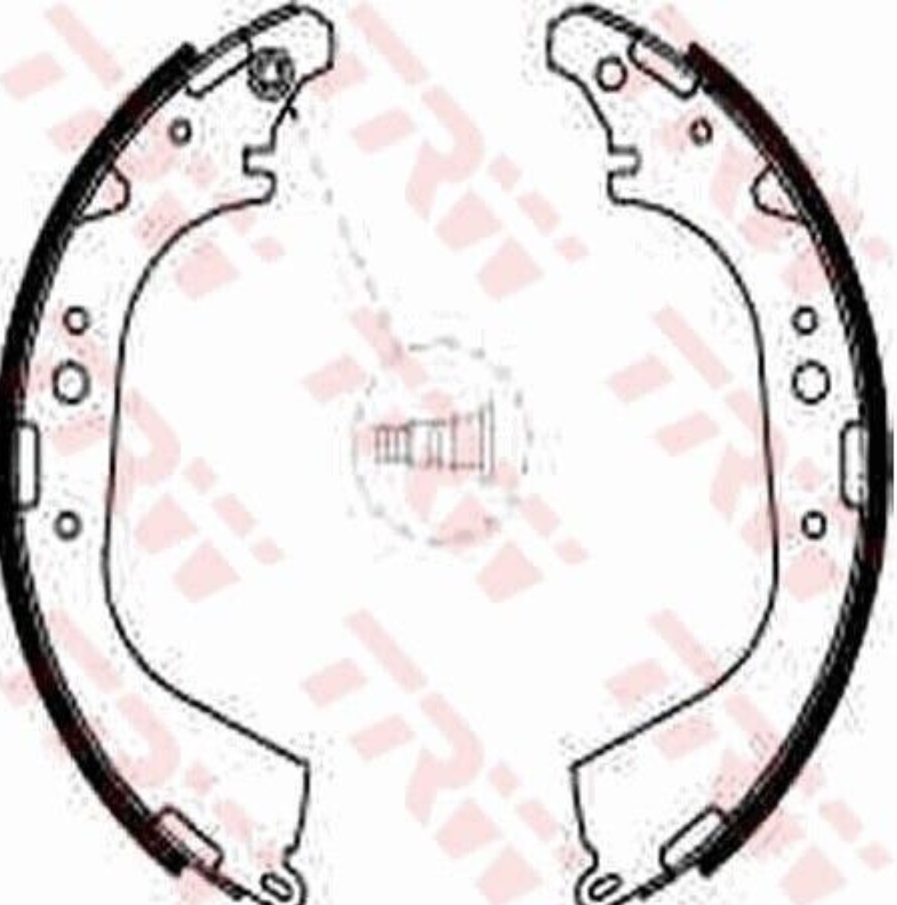 Rear TRW-OE GS8501 Brake Shoe Set for TOYOTA,VW