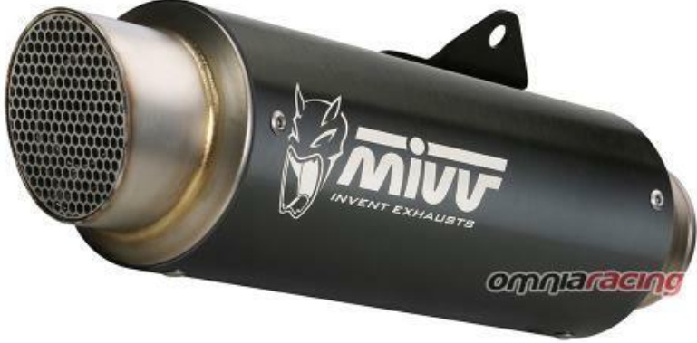 Mivv Exhaust Muffler GP PRO Black Inox black kat for BMW S 1000 RR 2017 > 2020