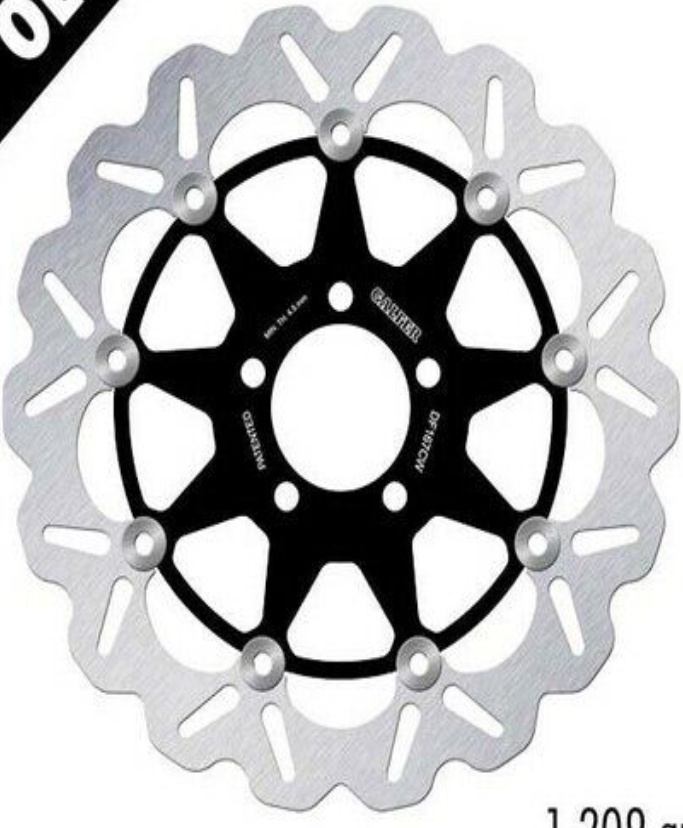 Galfer Front Brake Disc WAVE FLOAT FULL 300x5mm KAWASAKI ZR 250 BALIUS II 2002
