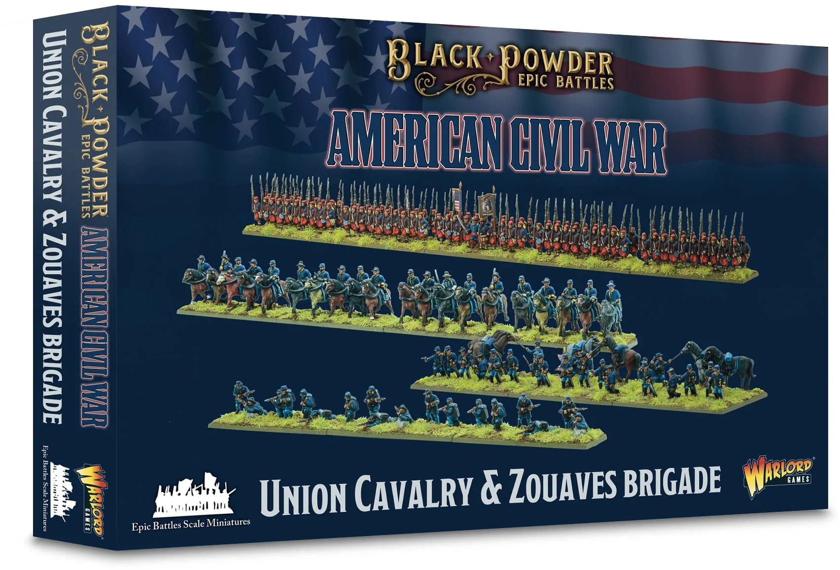 Black Powder Epic Battles - American Civil War Union Cavalry & Zouaves Brigade -