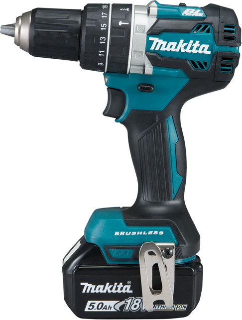 MAKITA DHP484RTJ 18v Combi drill 13mm keyless chuck
