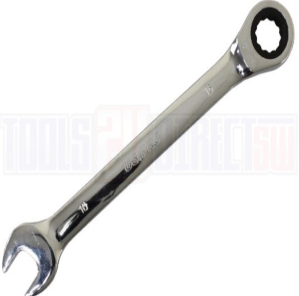US PRO 16mm Ratchet Spanner Wrench 72 Teeth Open & Ring End Wrench 3577