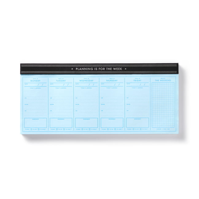 Planning Is For The Week Memo Pad - Image 3