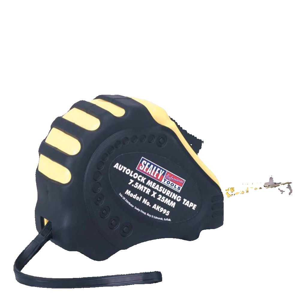 Sealey AK995 Metric/Imperial Auto Lock Tape Measure 7.5m(25ft) x 25mm