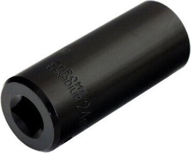 Deep Impact Socket Set Chrome Vanadium (CRV) Steel 10mm-24mm Voche 15PC (1/2 DR)