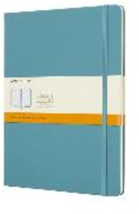 Moleskine Classic Extra Large Hard Cover Notebook - Reef Blue - Ruled