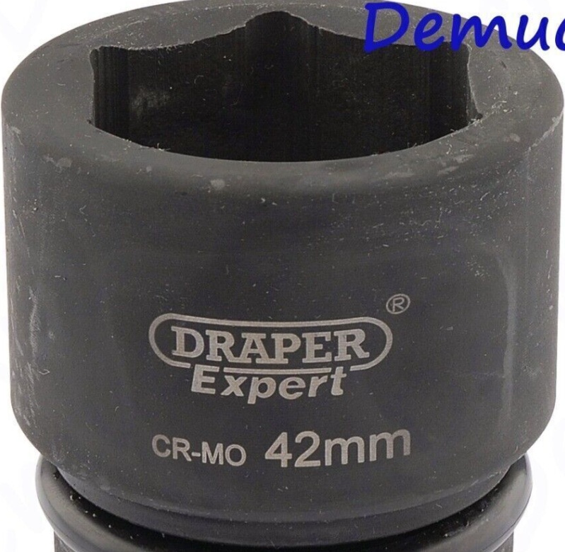 Draper 05122 Draper Expert HI-TORQ 6 Point Impact Socket 1"" Sq Dr 42mm