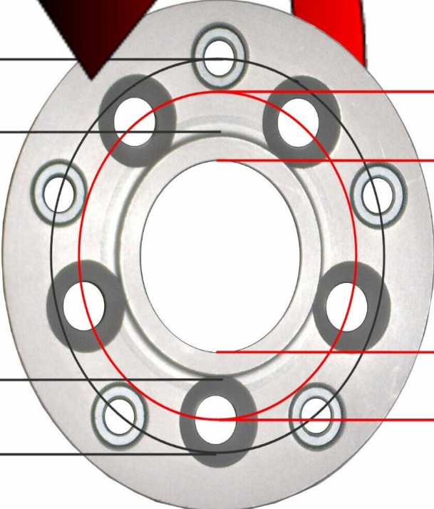 H&R Hub Centric PCD Adaptors (2) Convert PCD Of 5x112 57.1mmCB To 5x120 72.5mmCB