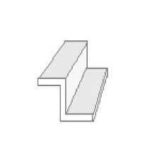 Evergreen Scale Models Z Profile,35 CM / Height 4,7mm & Thick 0,66mm 3 Piece 756