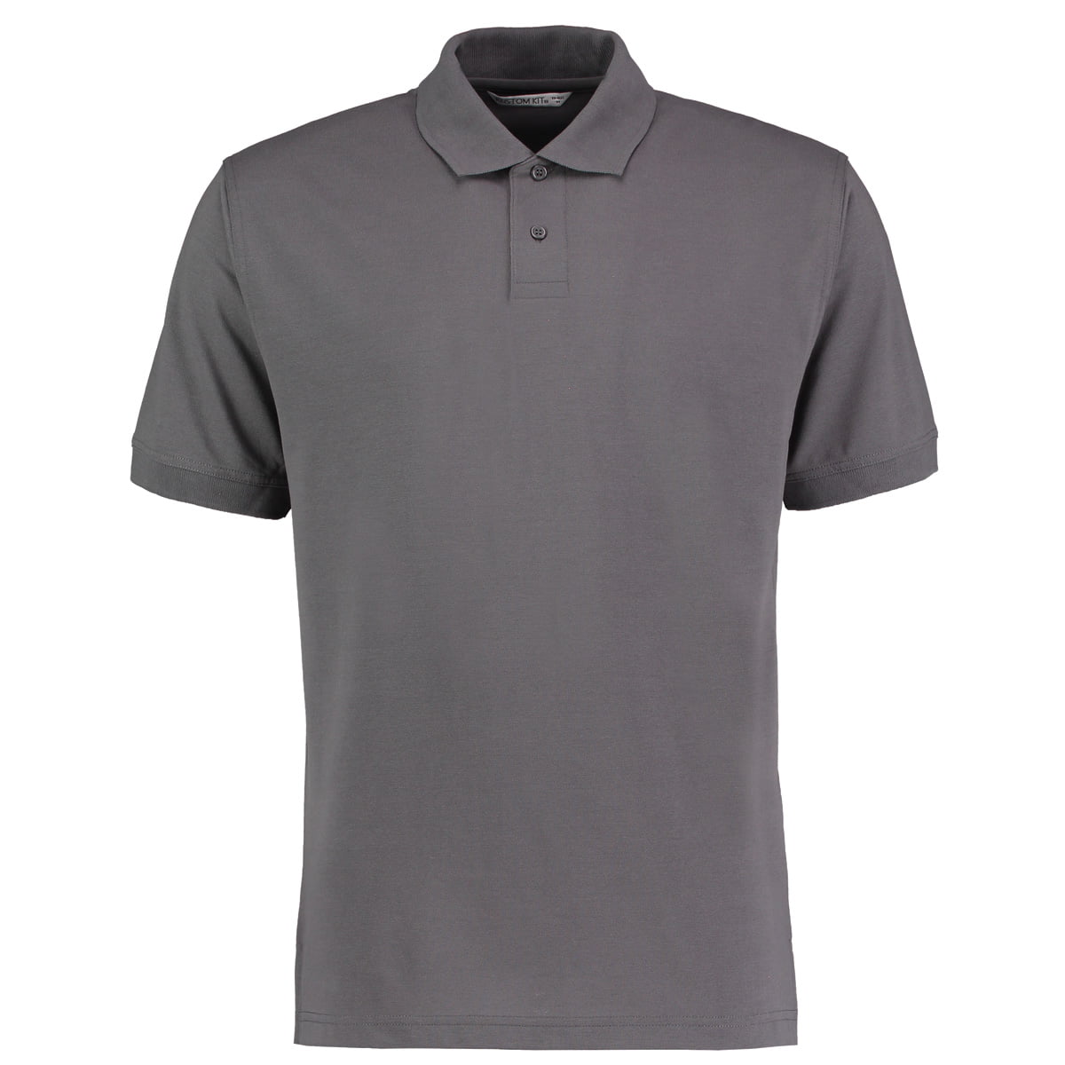 Kustom Kit Men's Grey (Xl, Charcoal ) Regular Fit Workforce Pique Polo Shirt