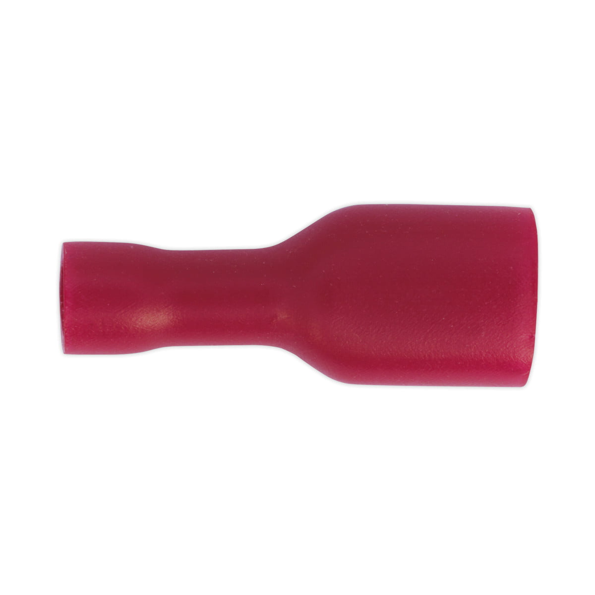 Sealey RT16 Fully Insulated Female Terminal 6.3mm, Red - Pack of 100