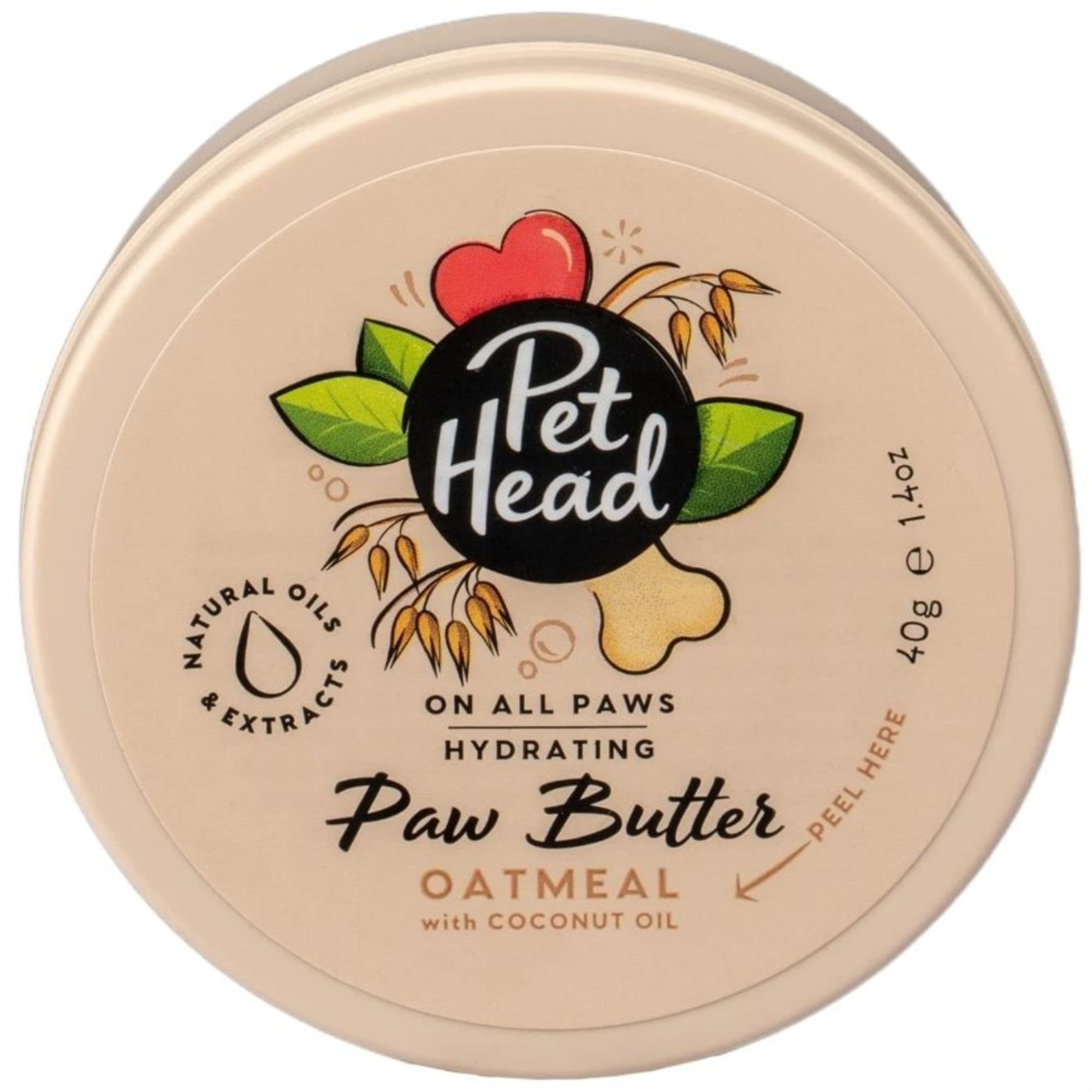 Pet Head On All Paws Oatmeal Paw Butter 40g/1.4oz