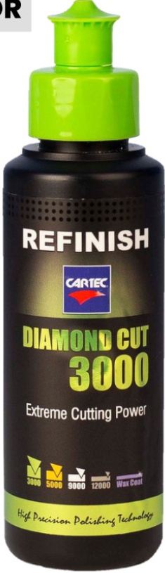 Cartec Diamond Cut 3000 150ml Compound Polish Extreme Cutting Power Mini